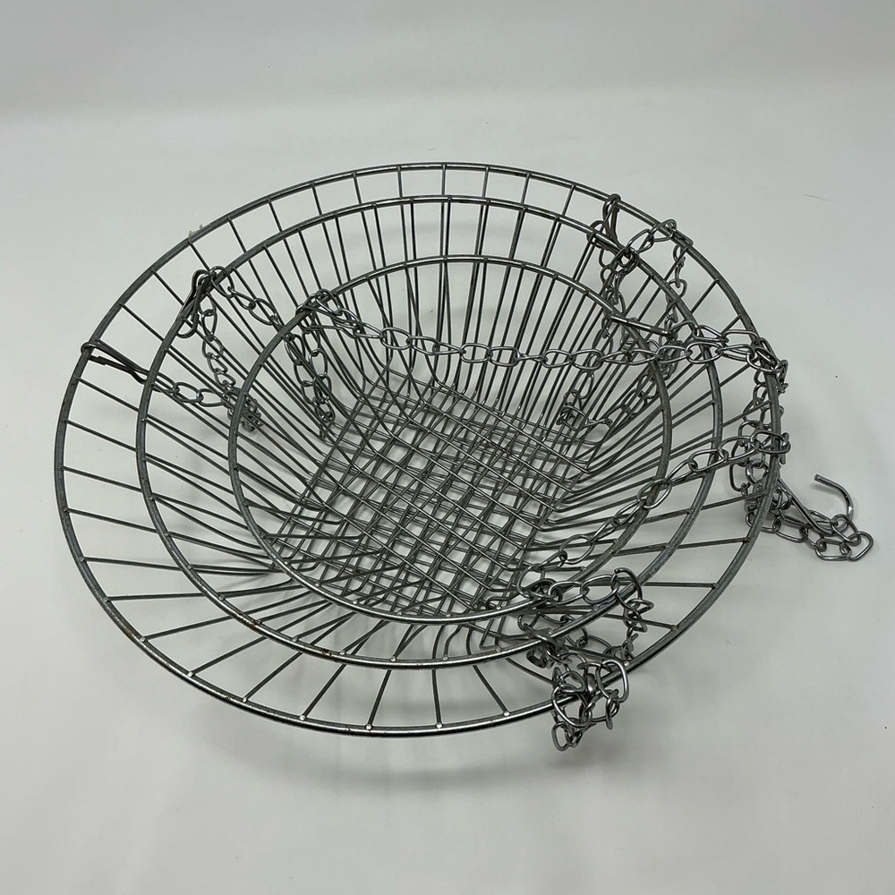 3 Tier Silver Metal Wire Basket